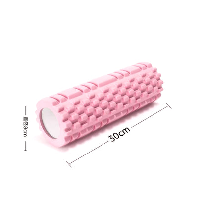 30Cm Yoga Column Foam Fitness Muscle Training Pilates Sports Massage Foam Roller Grid Trigger Point Therapy Home Gym Exercise